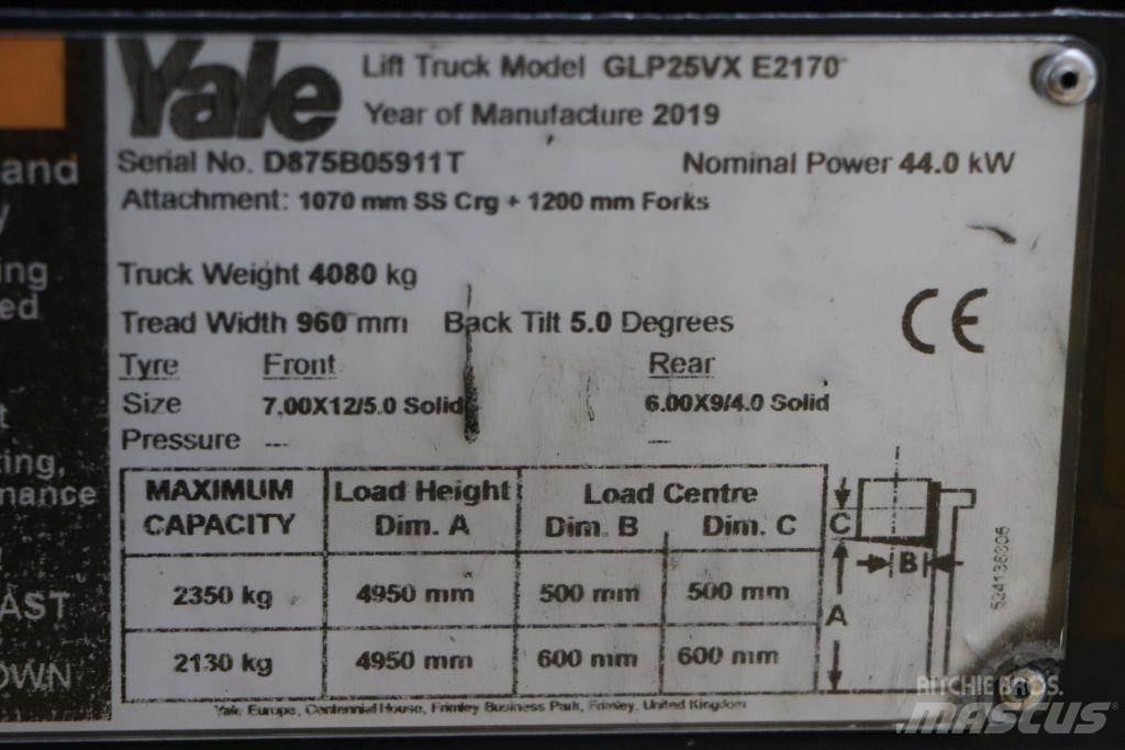 Yale GLP25VX Камиони с АГУ