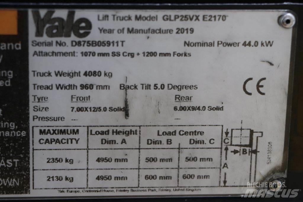 Yale GLP25VX Камиони с АГУ