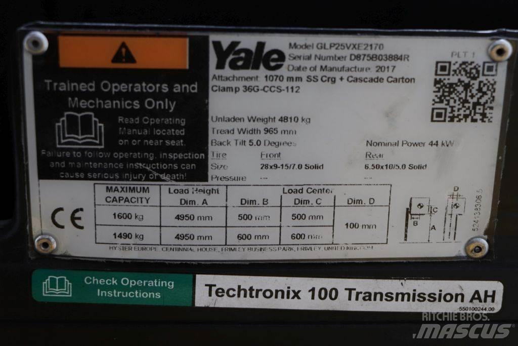 Yale GLP25VX Камиони с АГУ