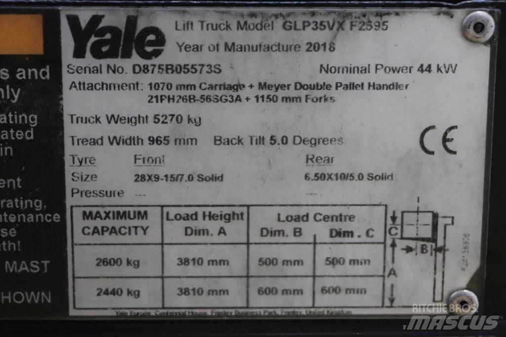 Yale GLP35VX Камиони с АГУ