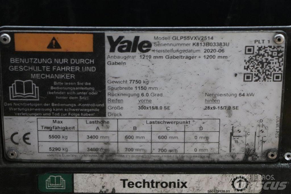 Yale GLP55VX Камиони с АГУ