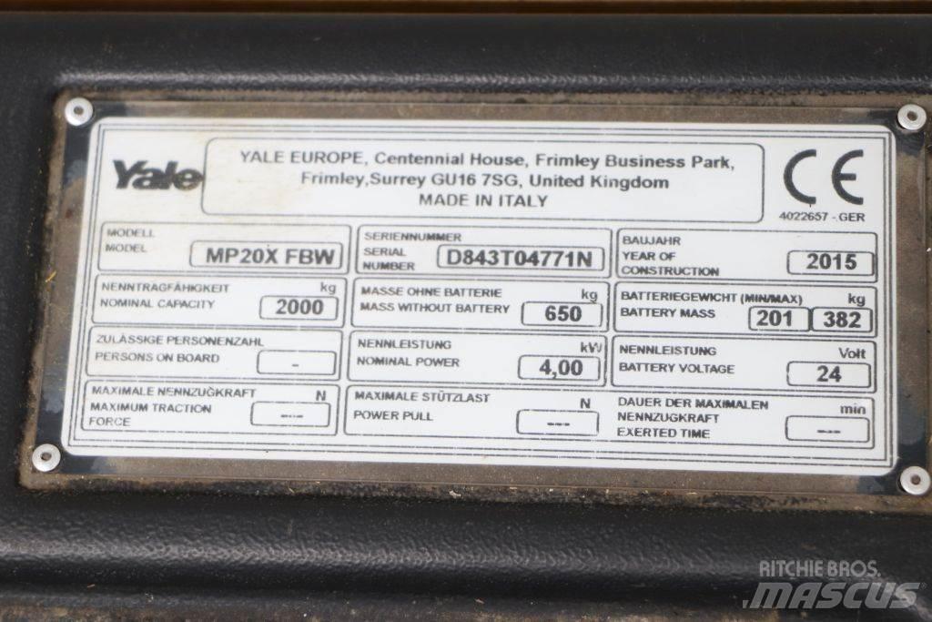 Yale MP20X Нископовдигач