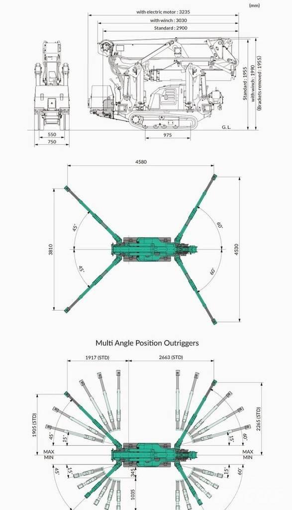 Maeda MK1033 Мини кранове