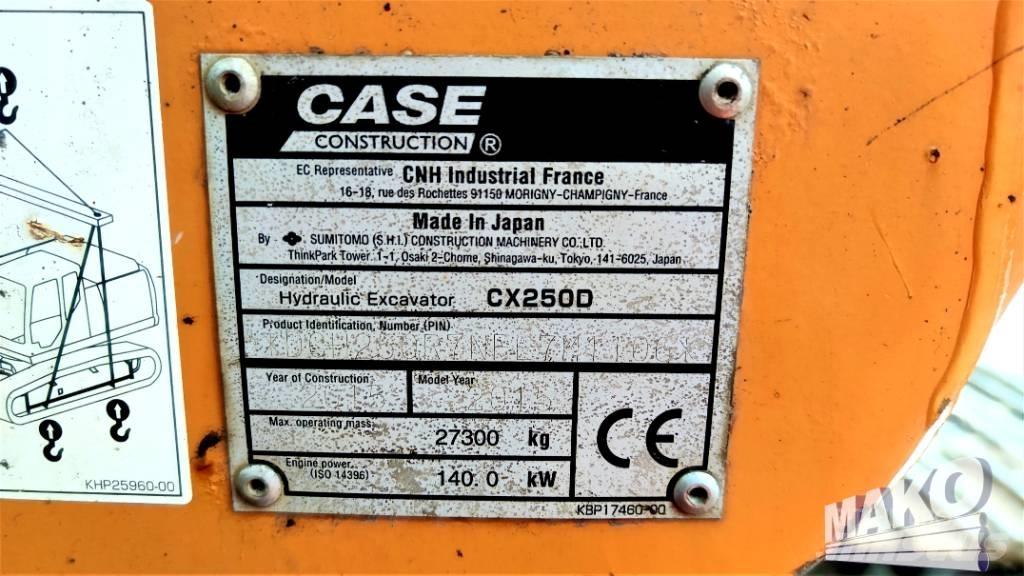 CASE CX 250 D Верижен екскаватор