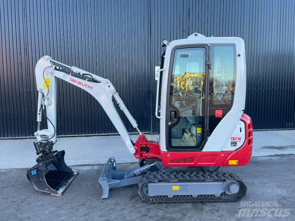 Takeuchi TB 216 Мини екскаватори < 7 т