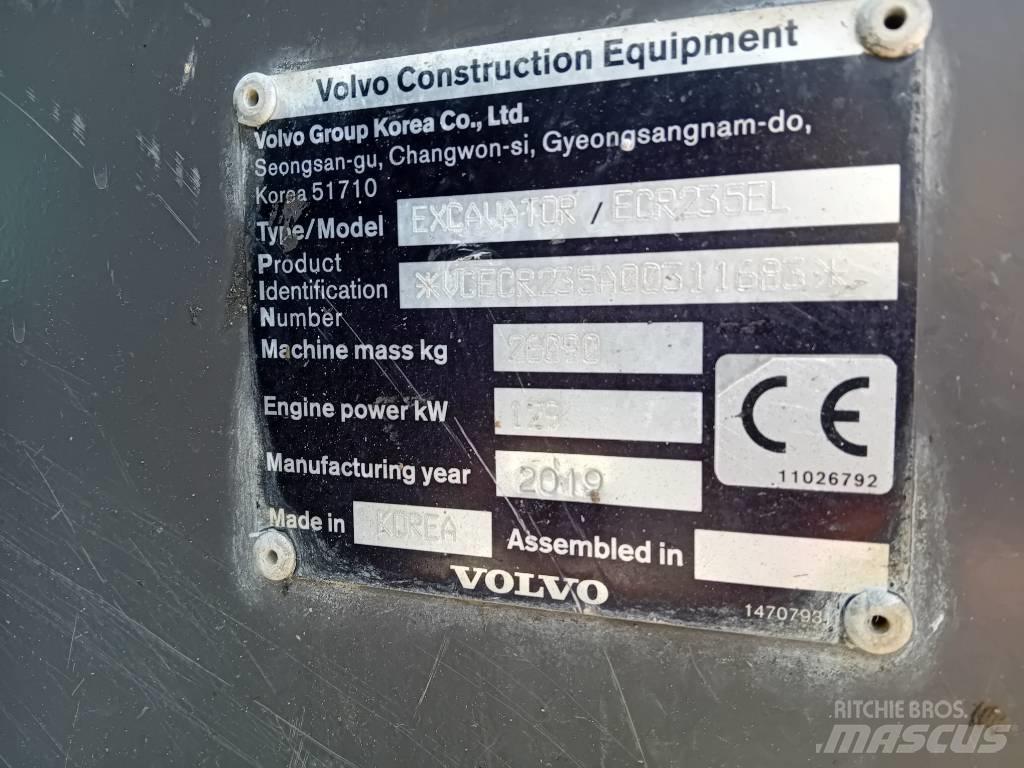 Volvo ECR 235 E Верижен екскаватор