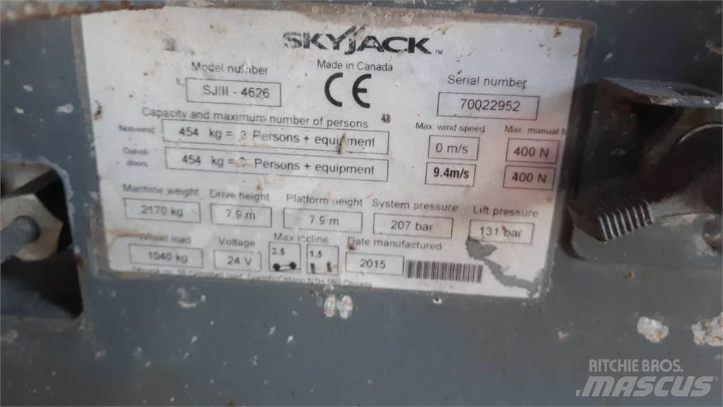 SkyJack SJIII4626 Ножични работни платформи