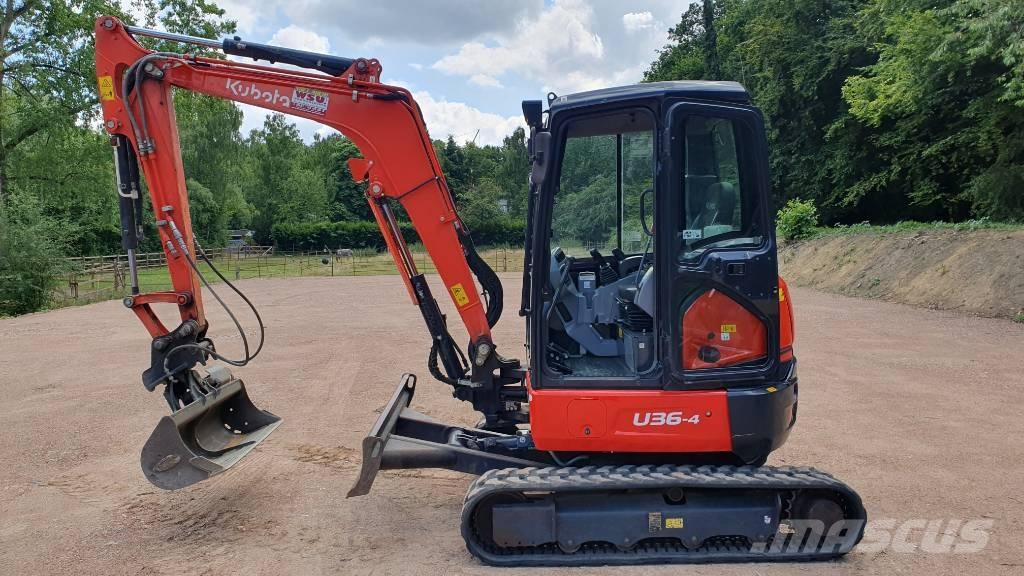 Kubota U 36-4 Мини екскаватори < 7 т