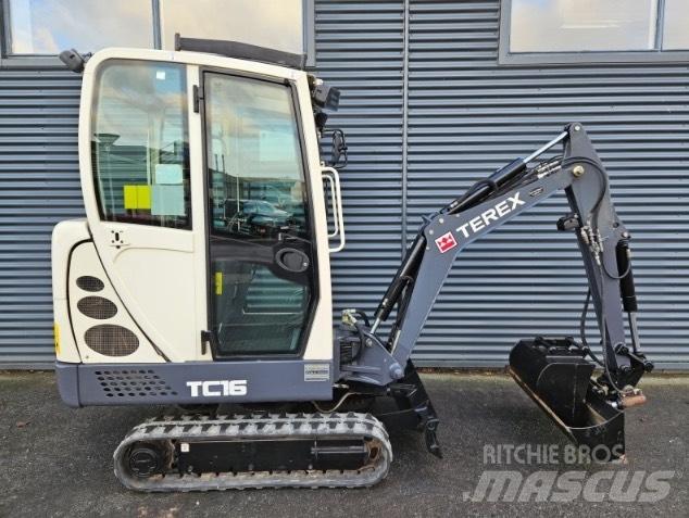 Terex tc16 Мини екскаватори < 7 т