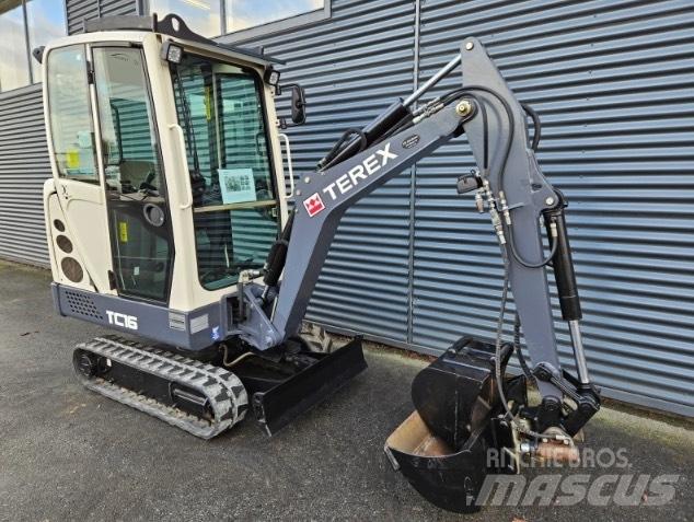 Terex tc16 Мини екскаватори < 7 т