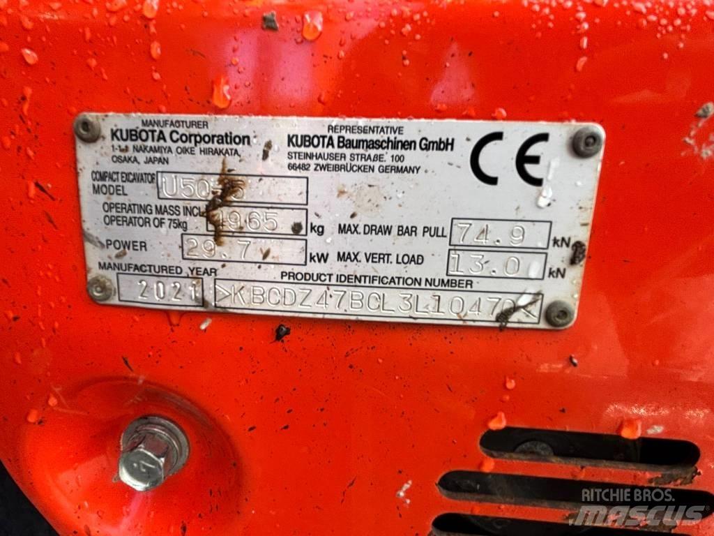Kubota U 50 Мини екскаватори < 7 т