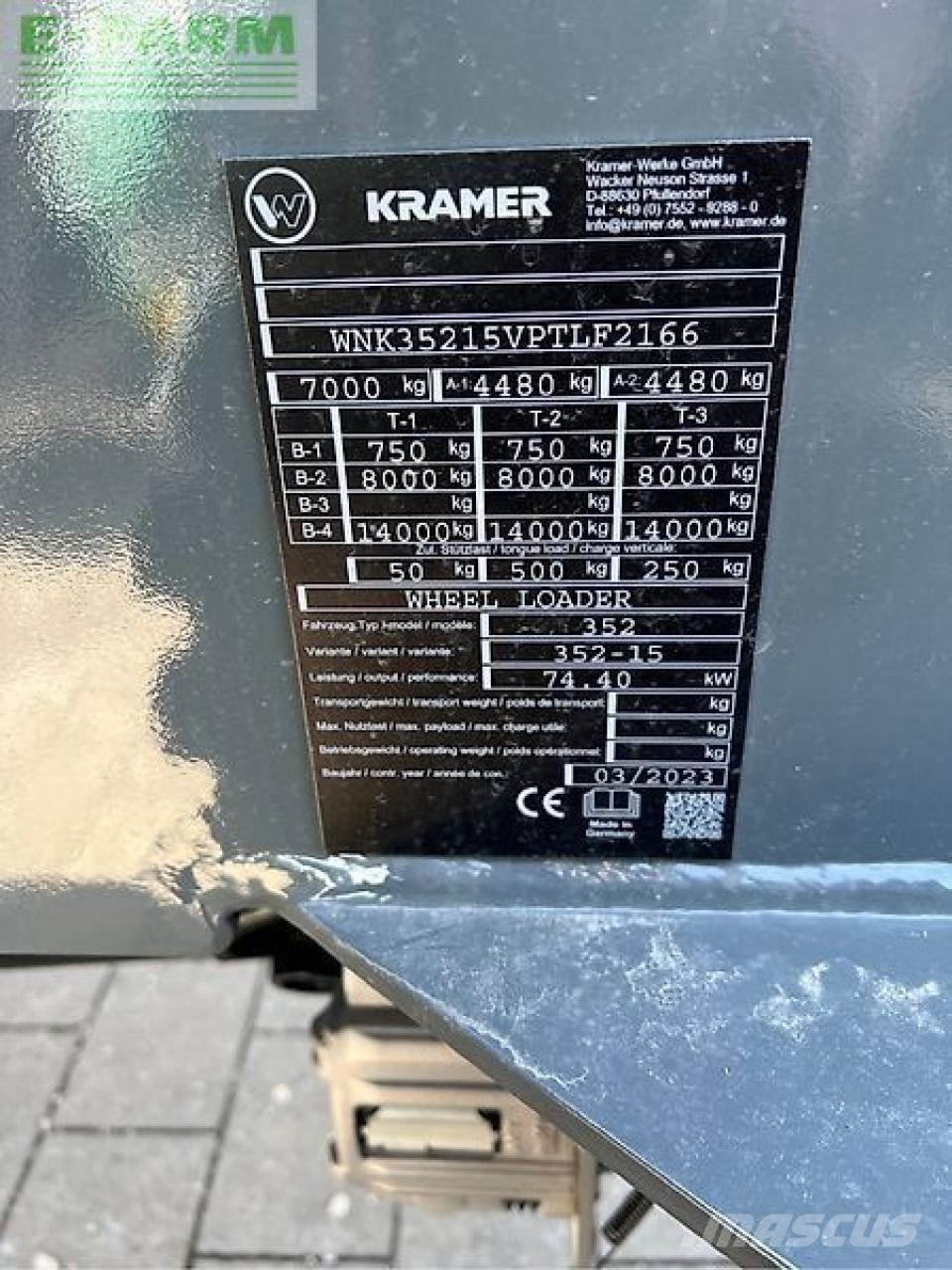 Kramer kl35.8t Телескопични товарачи за селското стопанство