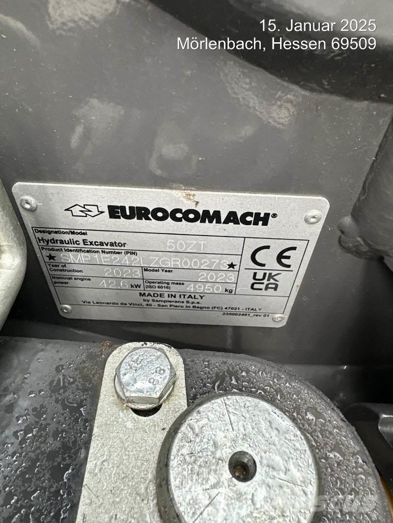 Eurocomach 50ZT Мини екскаватори < 7 т