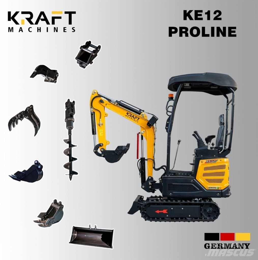 Kraft KE12Proline Мини екскаватори < 7 т