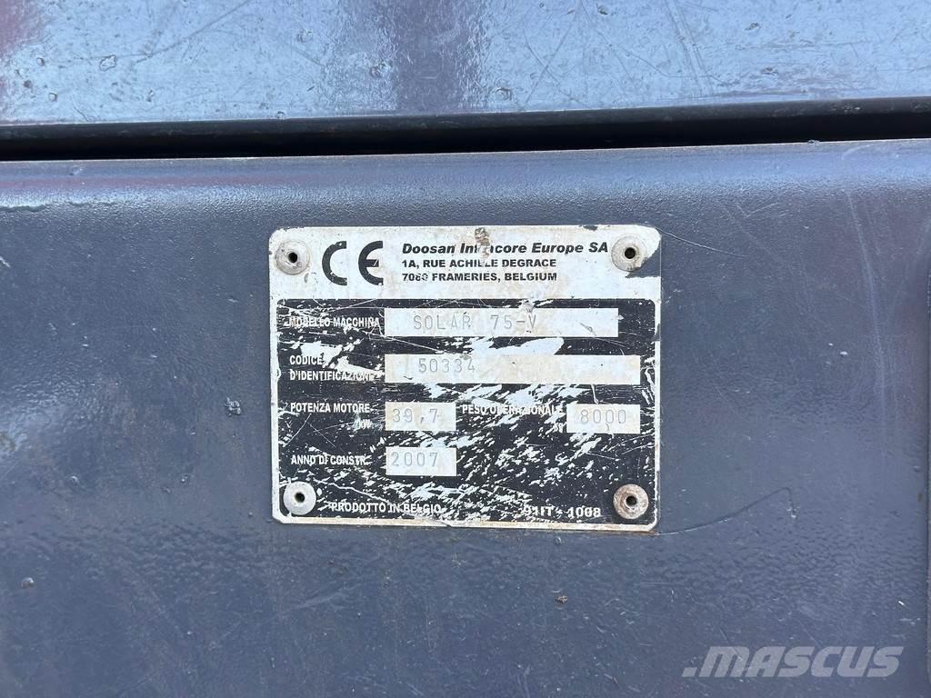 Doosan SOLAR 75V Средни екскаватори 7т - 12т