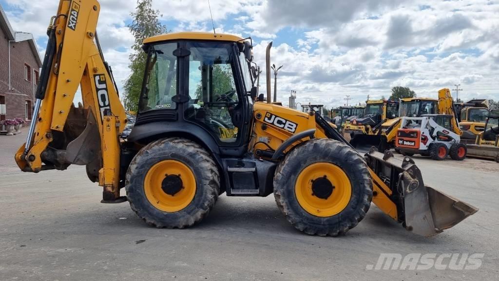 JCB 4 CX Товарач със заден ексватор