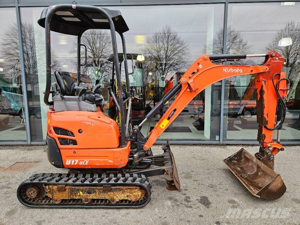 Kubota U 17-3 Мини екскаватори < 7 т