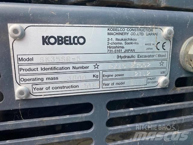 Kobelco SK 35 SR-5 Мини екскаватори < 7 т