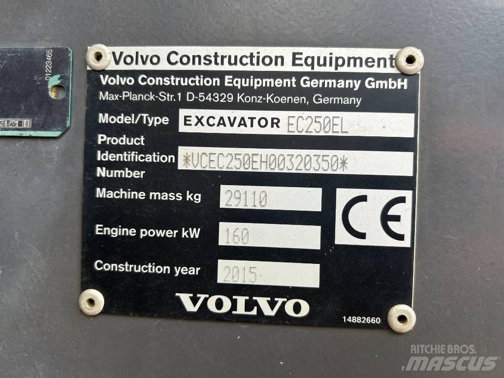 Volvo EC 250 EL Верижен екскаватор