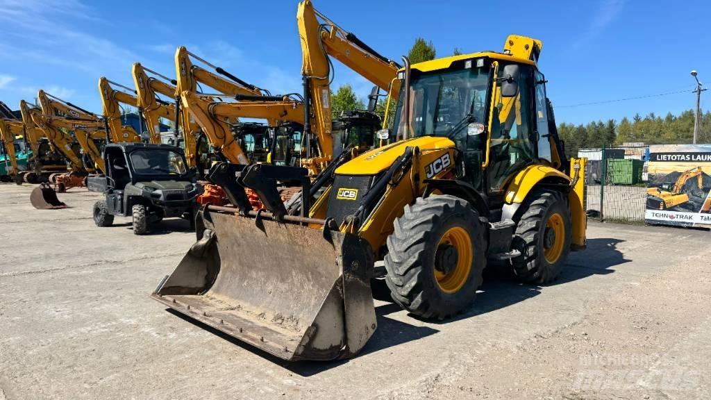 JCB 4 CX Товарач със заден ексватор