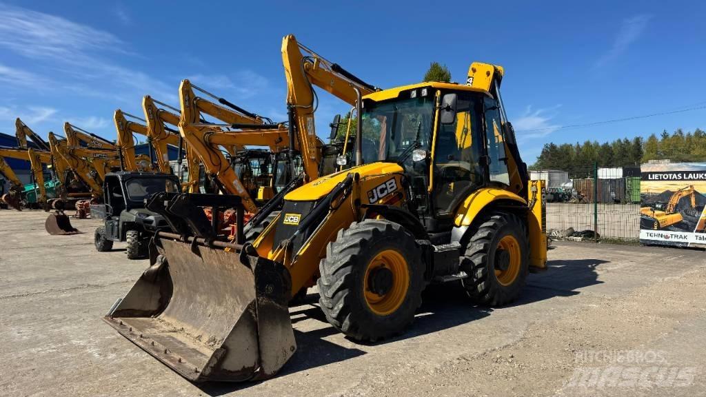 JCB 4 CX Товарач със заден ексватор