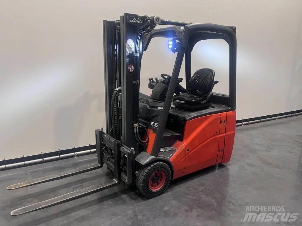 Linde E 16 H-01 Електрически вилични кари-повдигачи