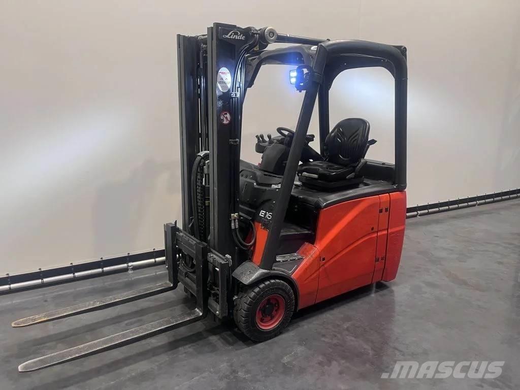 Linde E 16 H-01 Електрически вилични кари-повдигачи