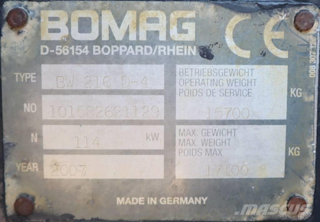 Bomag BW 216 D-4 Уплътнители за почва
