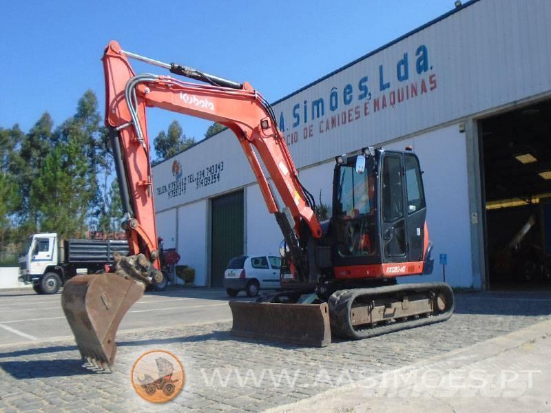Kubota KX 080-4 Средни екскаватори 7т - 12т