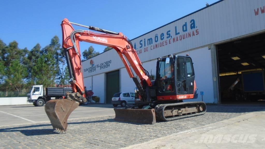 Kubota KX 080-4 Средни екскаватори 7т - 12т