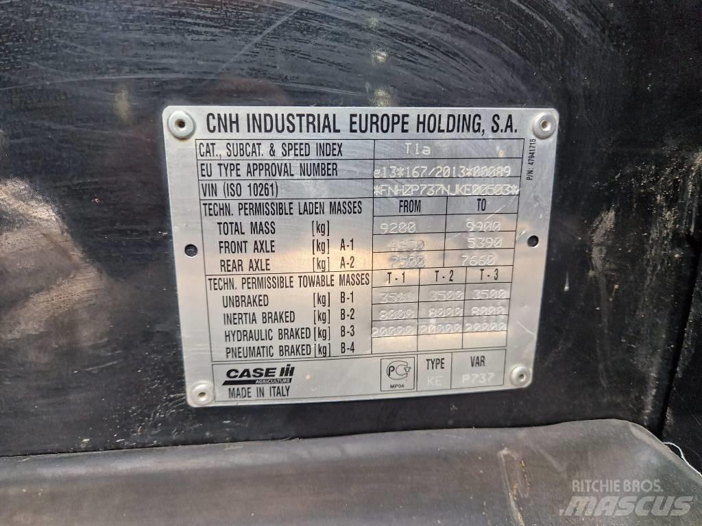 Case IH Farmlift 737 Телескопични товарачи