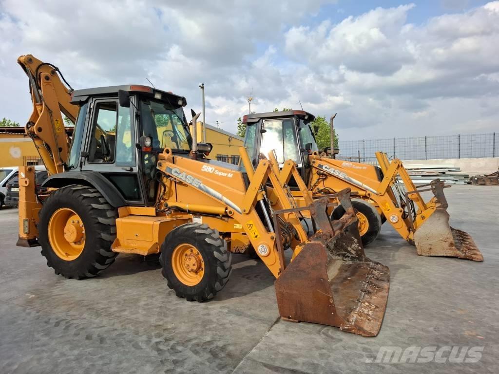 CASE 580 SM Товарач със заден ексватор
