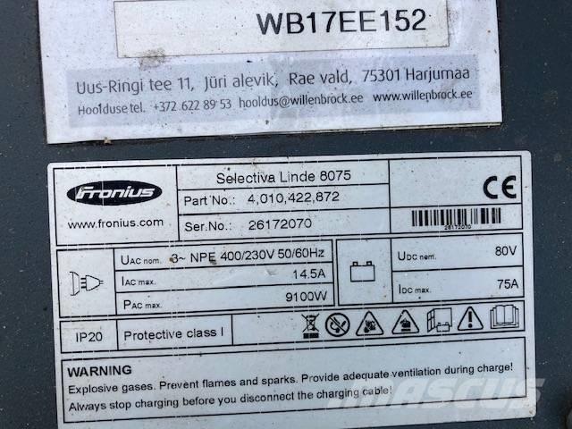 Linde E30/600HL/387 Електрически вилични кари-повдигачи