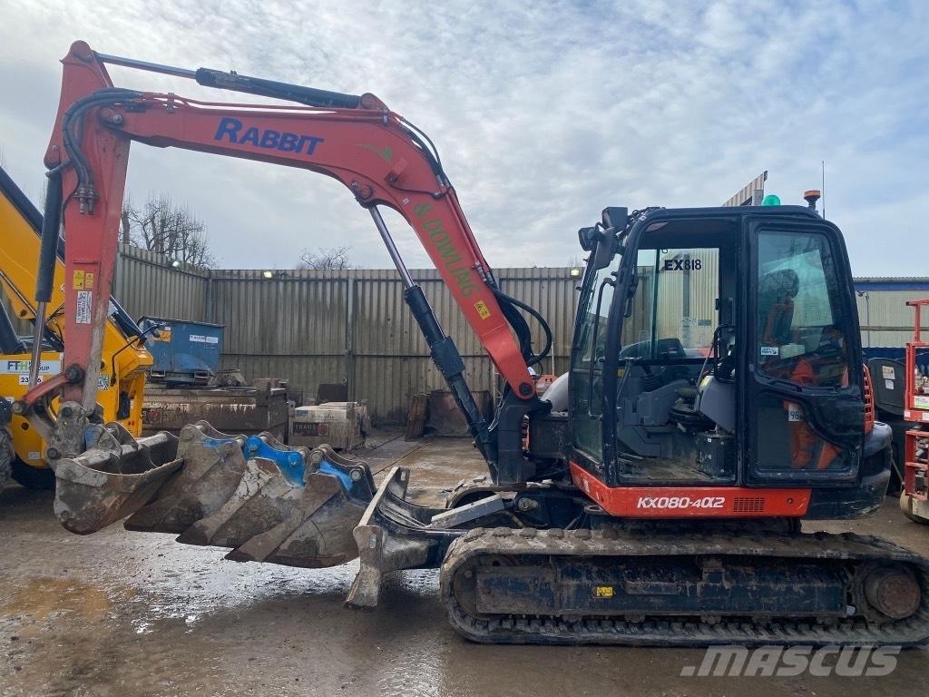 Kubota KX 080-4 Средни екскаватори 7т - 12т