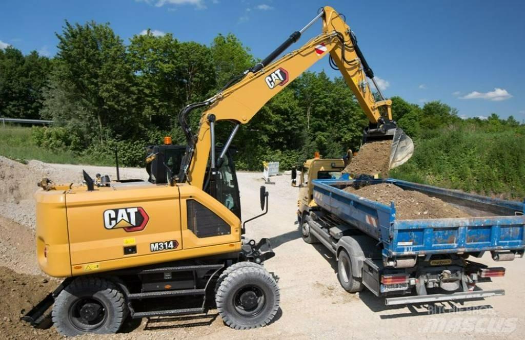 CAT M 314 UTHYRES Колесни екскаватори