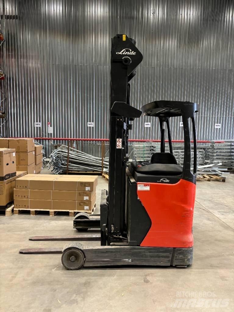 Linde R14/1120 Ретрак/ Високоповдигач с изместване на вилката напред