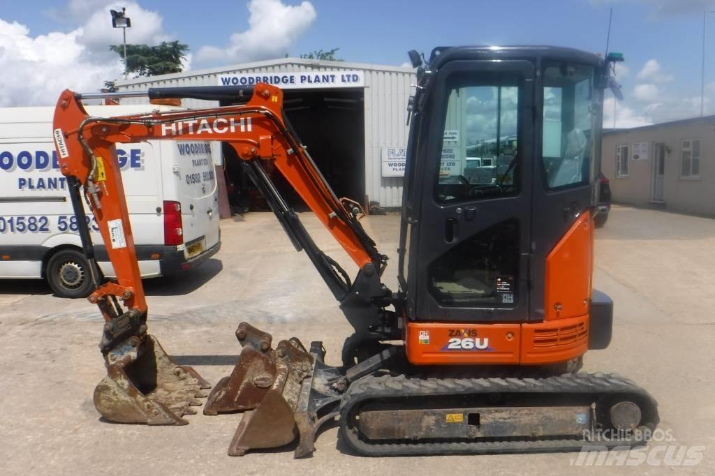 Hitachi ZX 26 U-6 Мини екскаватори < 7 т
