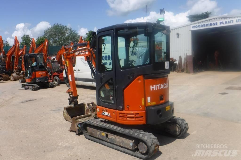 Hitachi ZX 26 U-6 Мини екскаватори < 7 т