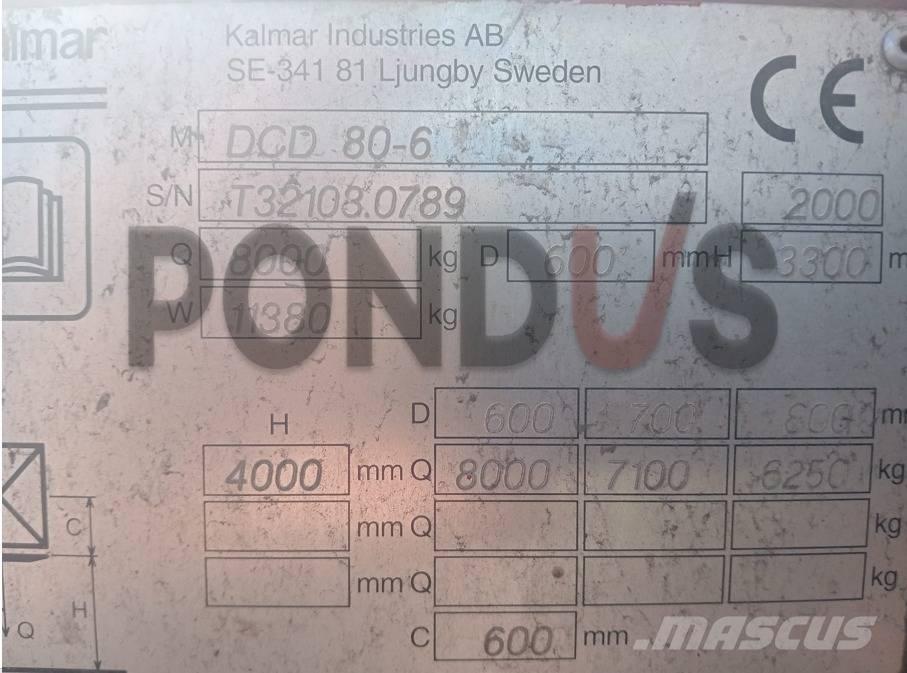 Kalmar DCD 80-6 Дизелови камиони