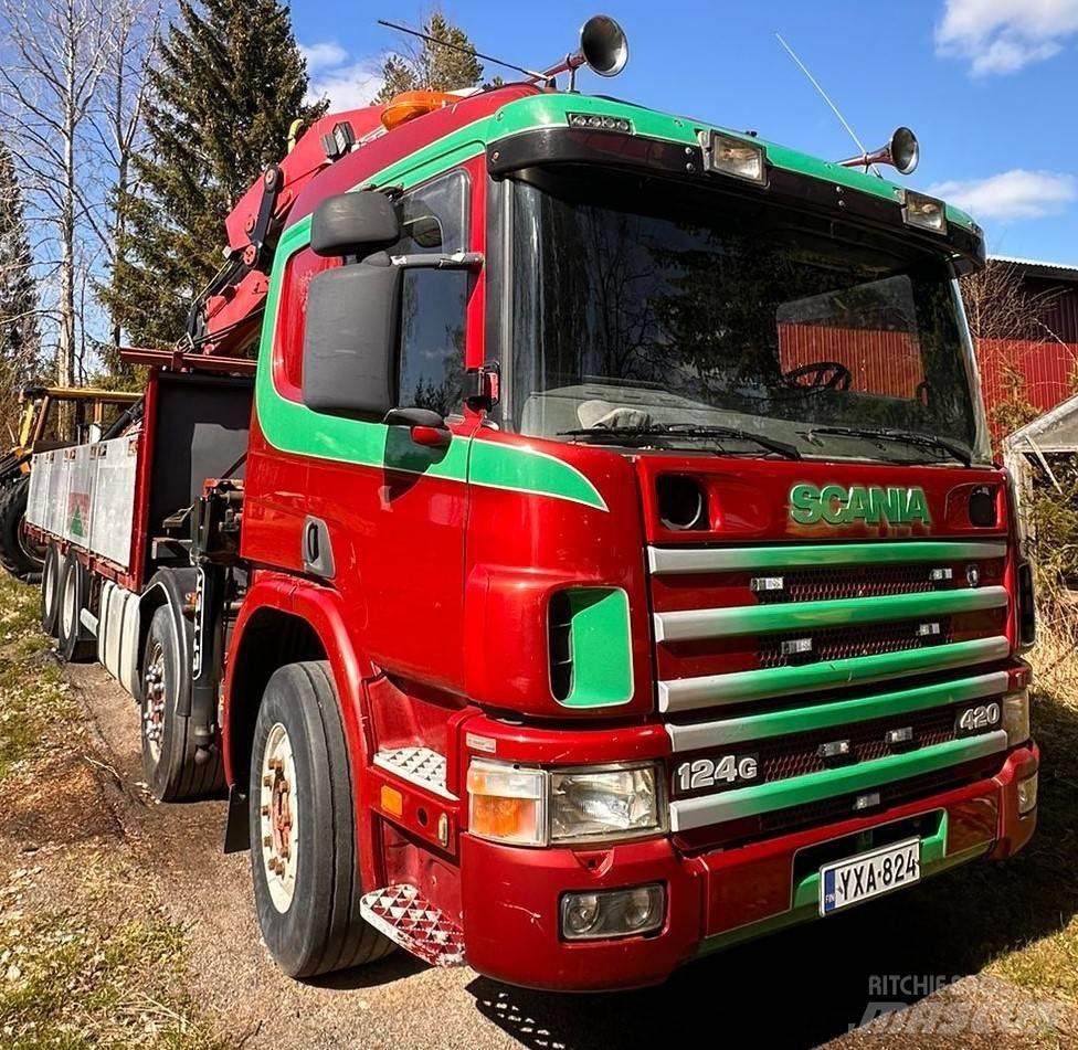 Scania P 124 GB Автокранове