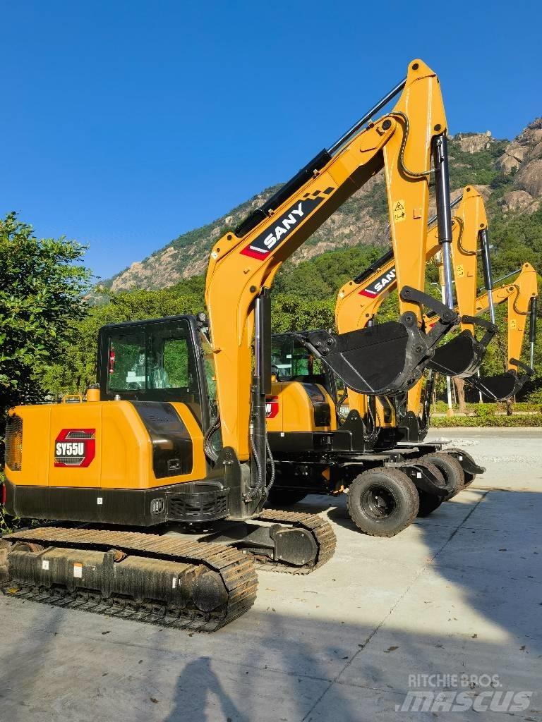 Sany sy55u Мини екскаватори < 7 т