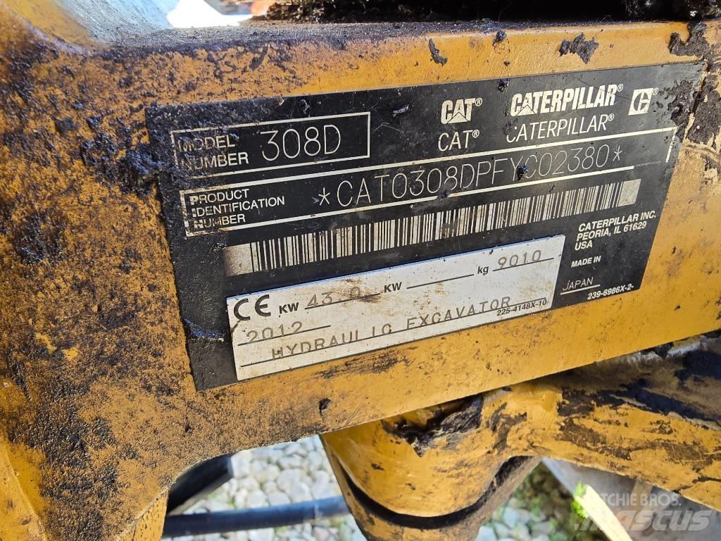 CAT 308 D Средни екскаватори 7т - 12т