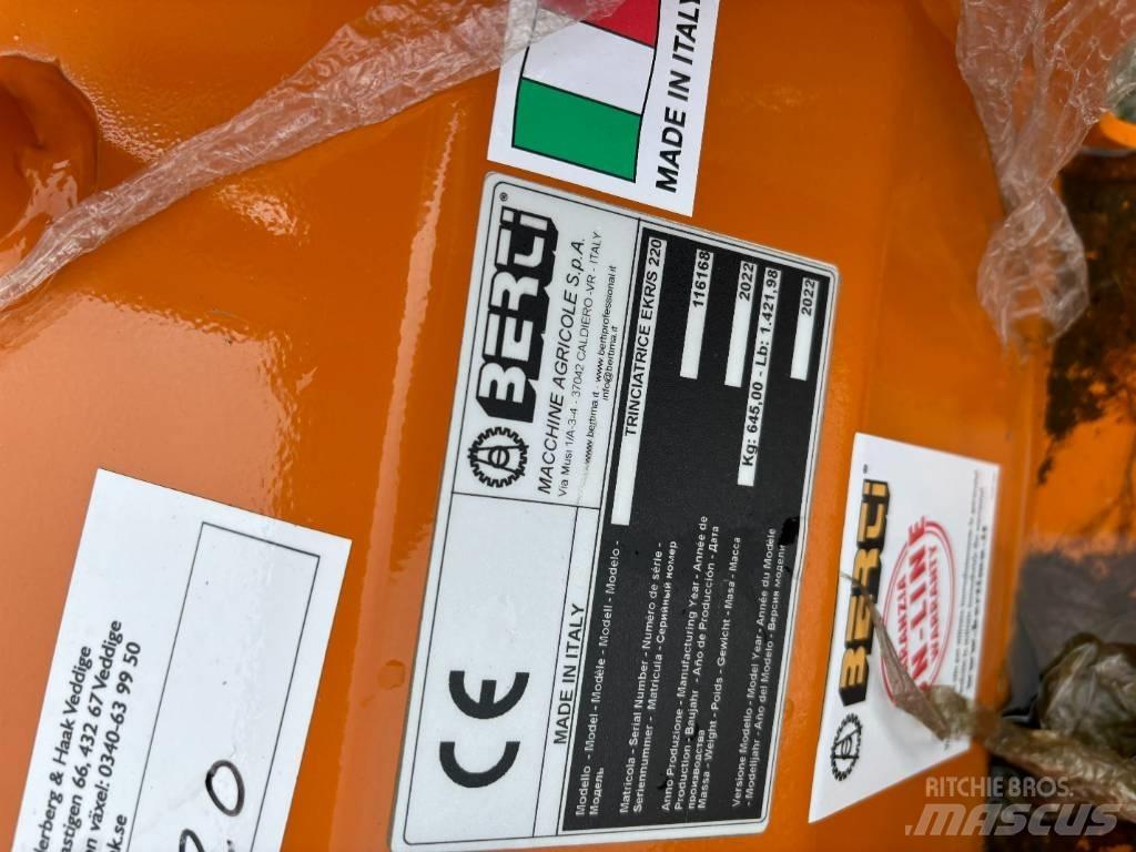 Berti EKR-S 220 Стъблорезачки