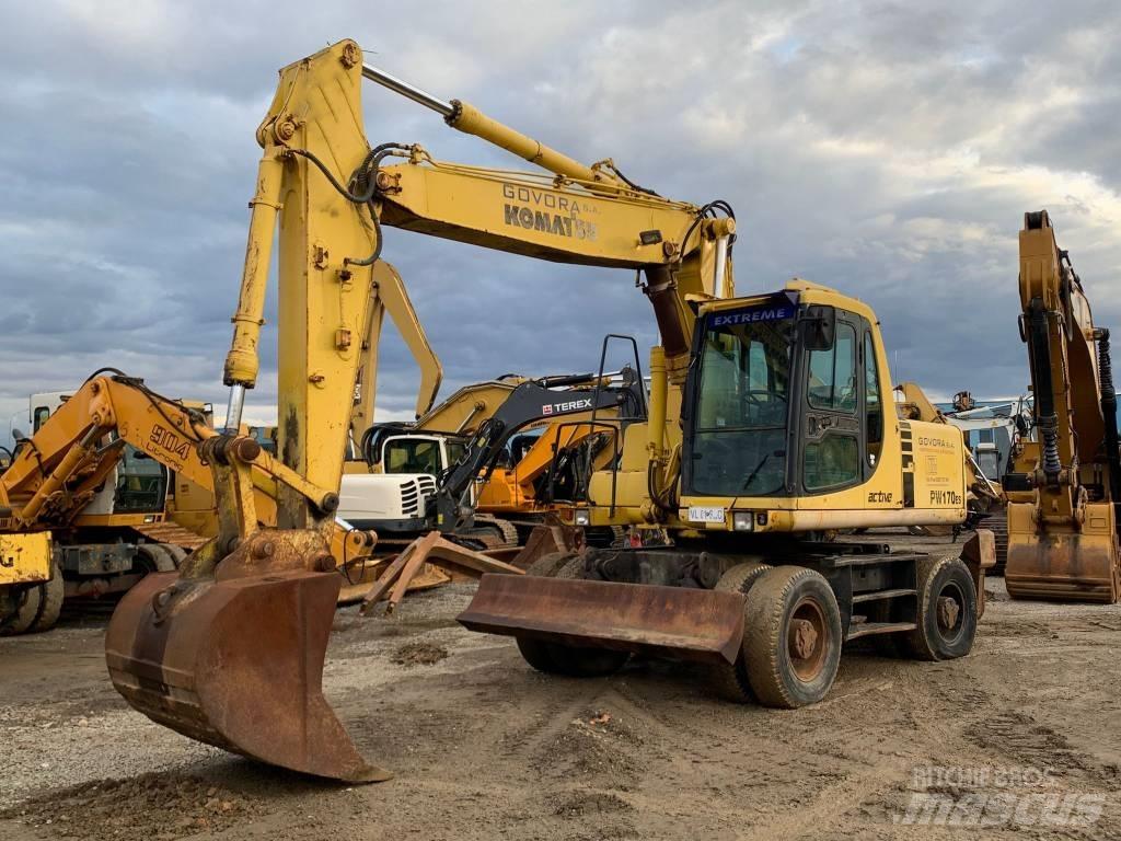 Komatsu PW 170 ES Колесни екскаватори