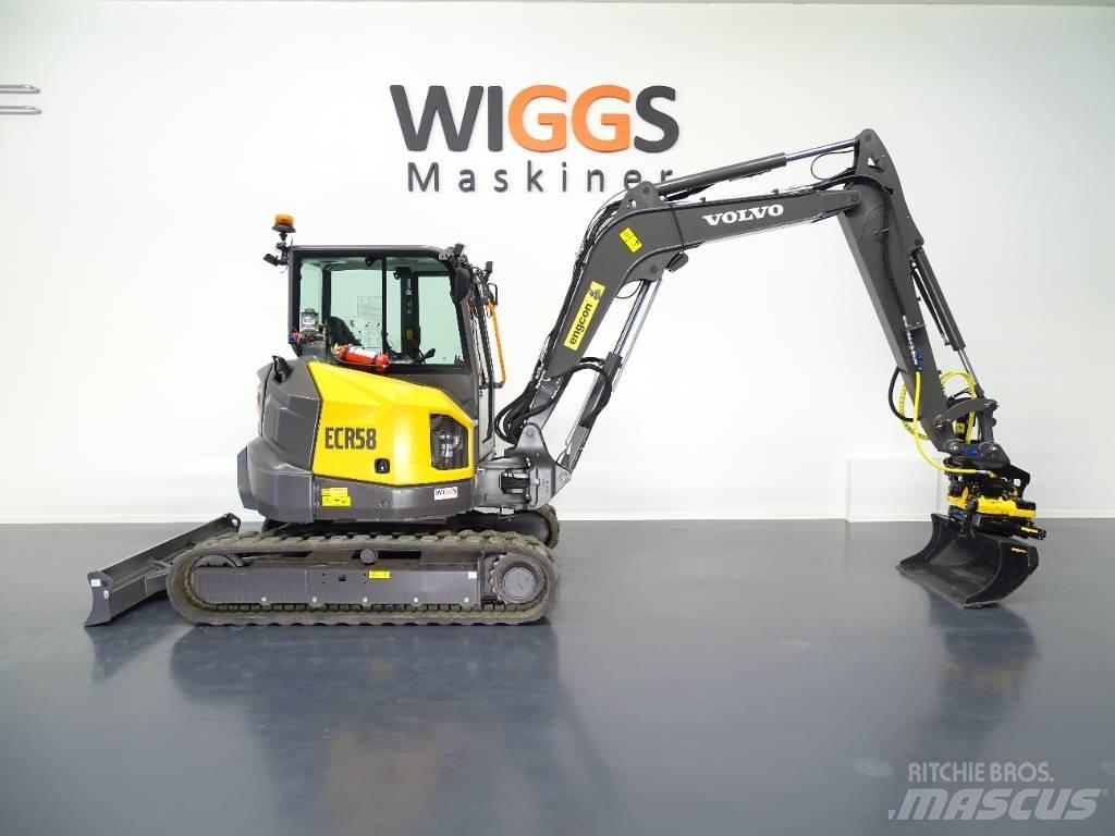 Volvo ECR58F Мини екскаватори < 7 т