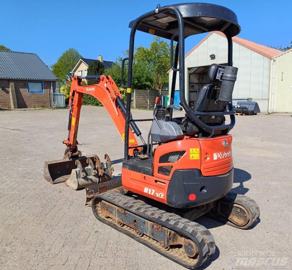Kubota U 17-3 Мини екскаватори < 7 т