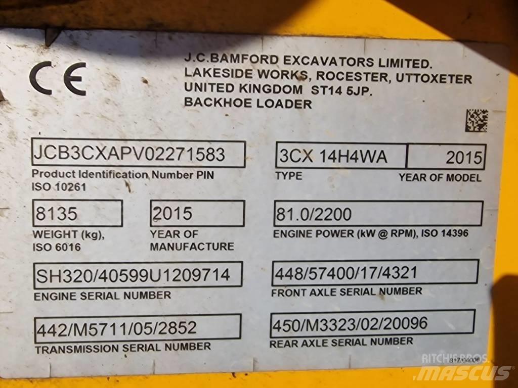 JCB 3 CX ECO Товарач със заден ексватор
