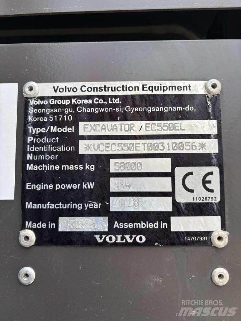 Volvo EC550EL Верижен екскаватор