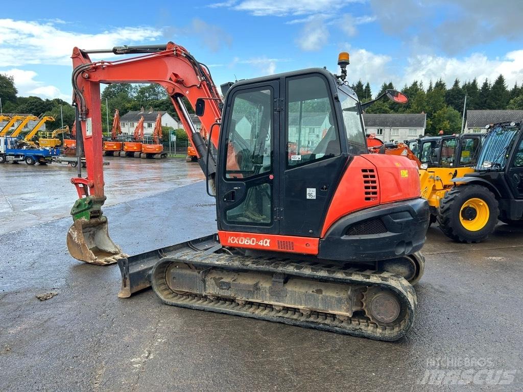 Kubota KX080-4 Средни екскаватори 7т - 12т