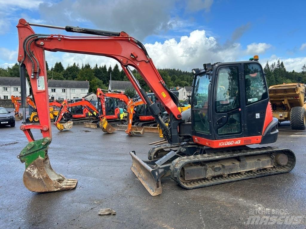 Kubota KX080-4 Средни екскаватори 7т - 12т